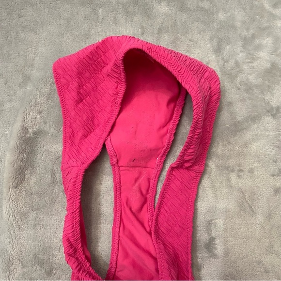 New! Montce lily hibiscus zig zag stitch scrunch bikini bottoms 27837 - Picture 9 of 10